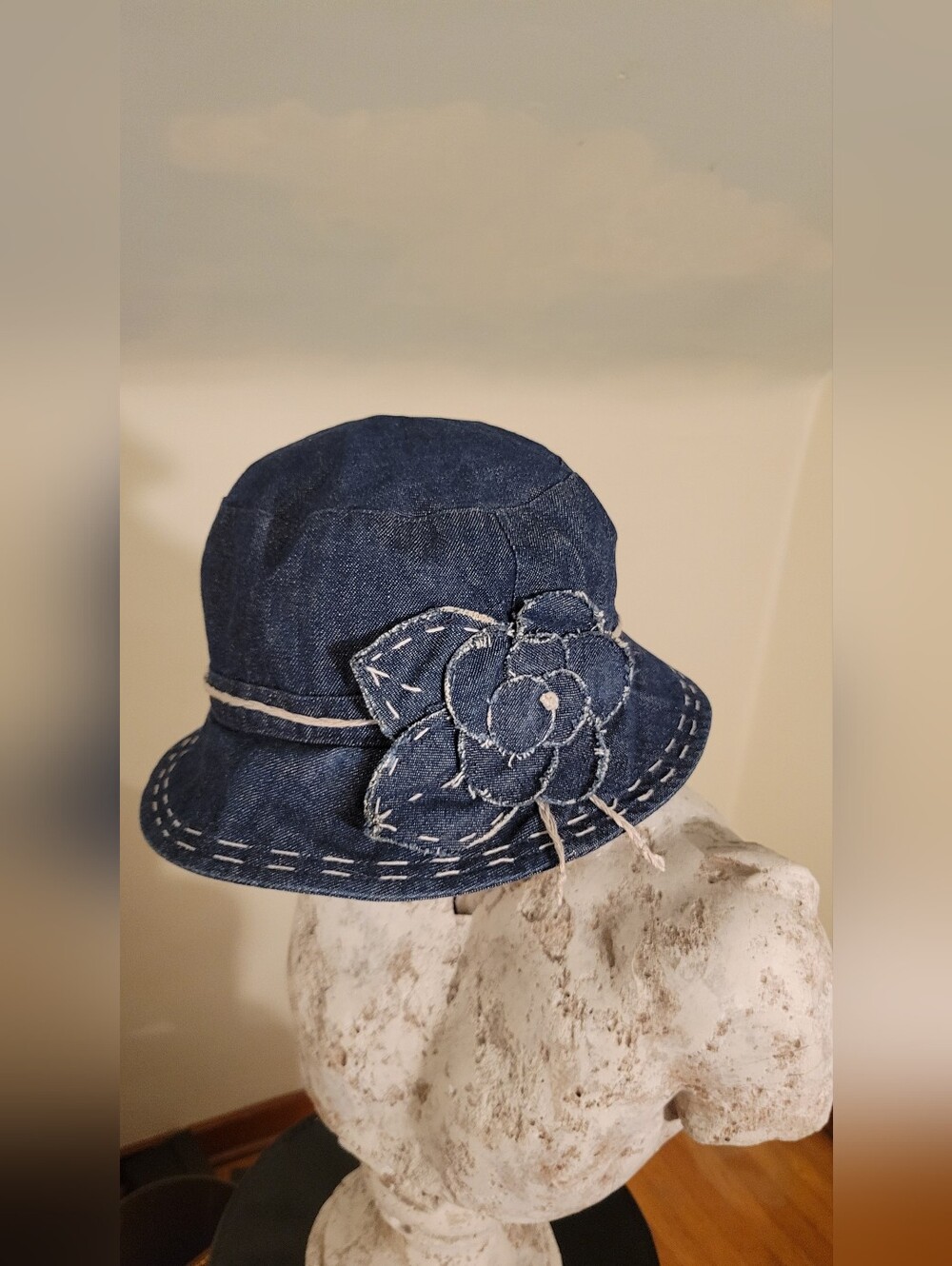 Scala Collezione Denim Bucket Hat O/S